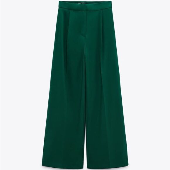 ZARA Masculine Wide Leg Pants New - Picture 2 of 6